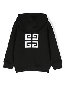Givenchy Kids Hoodie met logoprint - Zwart
