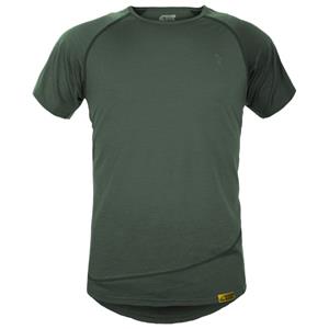 Grüezi Bag  Woodwool T-Shirt Mr. Pike - Merinoshirt, olijfgroen/groen
