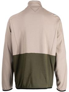 White Mountaineering Tweekleurige sweater - Bruin