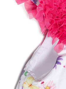 Monnalisa Bikini met bloemenprint - Wit