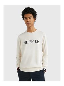 Tommy hilfiger  Flag Cuff Sweater Feather White