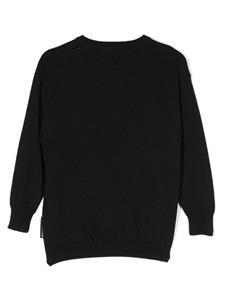 Moschino Kids Sweater met teddybeerprint - Zwart
