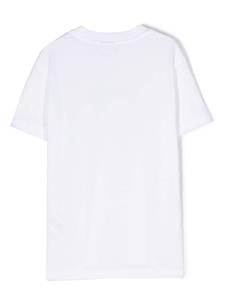 Aspesi Kids T-shirt met logoprint - Wit