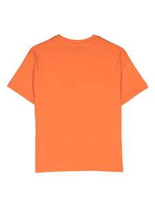 MSGM Kids Sweater met logoprint - Oranje