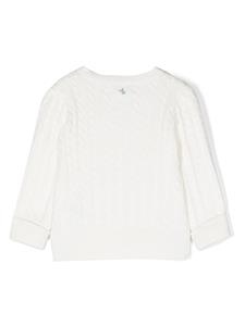 Ralph Lauren Kids Vest met borduurwerk - Wit