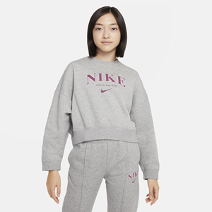 Nike Sportswear sweatshirt van fleece voor meisjes - Grijs