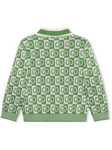 Gucci Kids Geruit vest - Groen