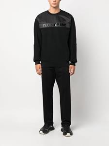 Plein Sport Sweater met logopatch - Zwart