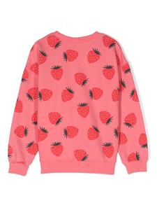 JELLYMALLOW Sweater met aardbeienprint - Roze