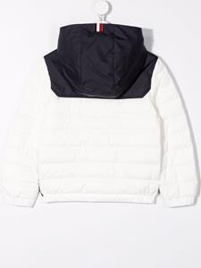 Moncler Enfant Tweekleurig donsjack - Wit