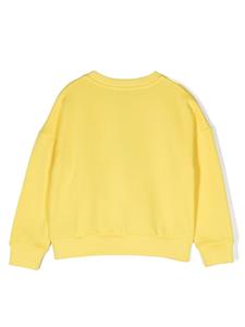 Kenzo Kids Sweater met logoprint - Geel