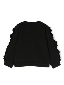 Liu Jo Kids Sweater met geborduurd logo - Zwart