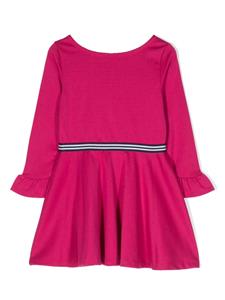 Ralph Lauren Kids Gestreepte jurk - Roze