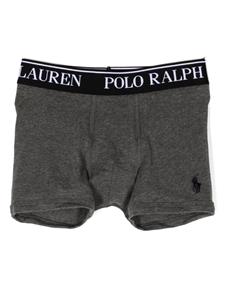Ralph Lauren Kids Vijf boxershorts met logoband - Zwart