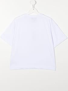 Emporio Armani Kids T-shirt met monogramprint - Wit