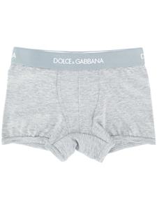 Dolce & Gabbana Kids Boxershorts met logo - Grijs