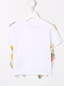 PUCCI Junior T-shirt met ruches - Wit