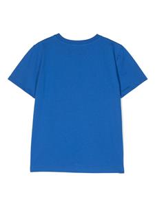 Balmain Kids T-shirt met logoprint - Blauw