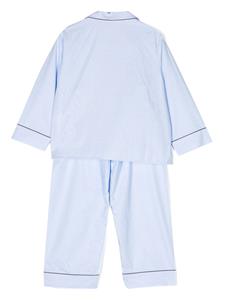 Bonpoint Pyjama met borduurwerk - Blauw