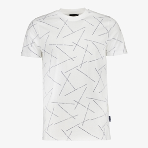 Unsigned heren T-shirt met all over tekstprint