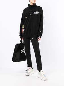 AAPE BY *A BATHING APE Sweater met patches - Zwart