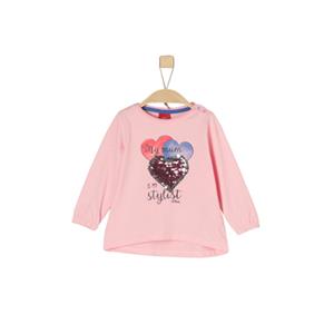 s.Oliver Girl s shirt met lange mouwen roze melange