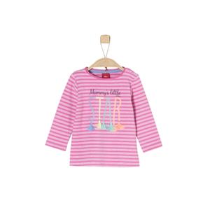 s.Oliver Girl s shirt met lange mouwen roze strepen