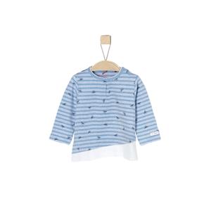 s.Oliver Girl s shirt met lange mouwen licht blauw