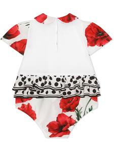 Dolce & Gabbana Kids Babypakje met bloemenprint - Wit