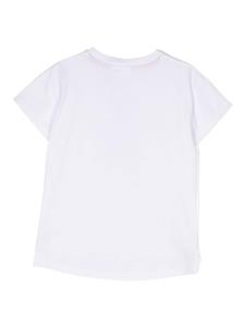 HUGO KIDS T-shirt met logoprint - Wit