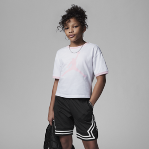 Jordan Essentials Ringer Tee T-shirt voor kids - Wit