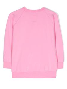WAUW CAPOW by BANGBANG Sweater met grafische applicatie - Roze