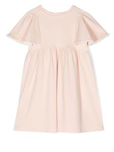 Chloé Kids Jurk met fladdermouwen - Roze