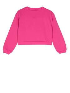 TWINSET Kids Sweater met logopatch - Roze