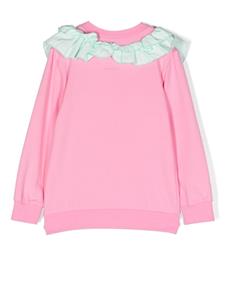 WAUW CAPOW by BANGBANG Sweater met ruches - Roze
