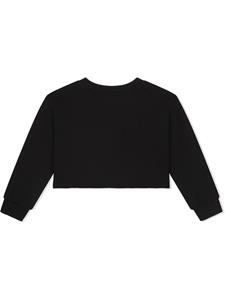 Dolce & Gabbana Kids Sweater met logoprint - Zwart