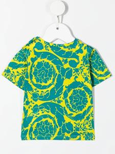 Versace Kids T-shirt met print - Geel