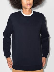 Sunspel Sweater met ronde hals - Blauw