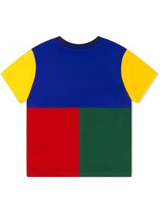 Ralph Lauren Kids T-shirt met colourblocking - Groen
