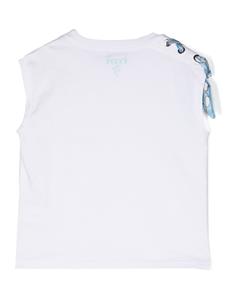 PUCCI Junior T-shirt met sjaaldetail - Wit