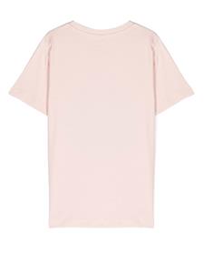 Stella McCartney Kids T-shirt met logoprint - Roze