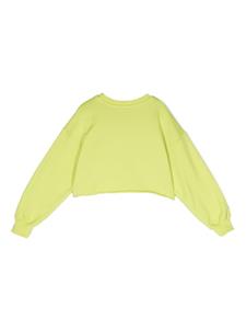 MSGM Kids Sweater met pailletten - Groen