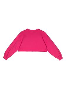 MSGM Kids Sweater met logopatch - Roze