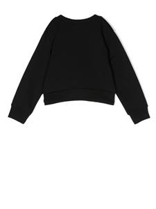 Nº21 Kids Sweater met logoprint - Zwart