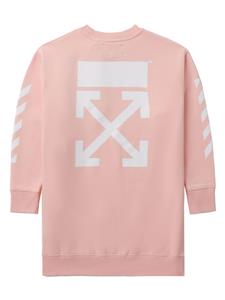 Off-White Kids Sweater met logoprint - Roze
