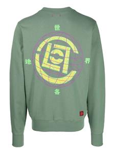 CLOT Sweater met logoprint - Groen