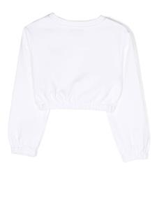 PUCCI Junior Sweater met logoprint - Wit