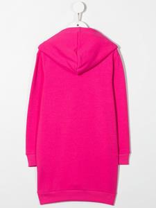 Balmain Kids Hoodiejurk met logoprint - Roze