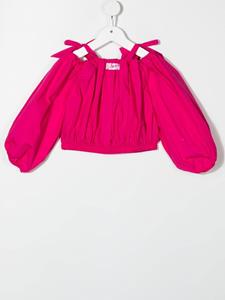 Pinko Kids Blouse met geborduurd logo - Roze