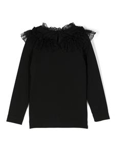 Monnalisa Tulen blouse - Zwart